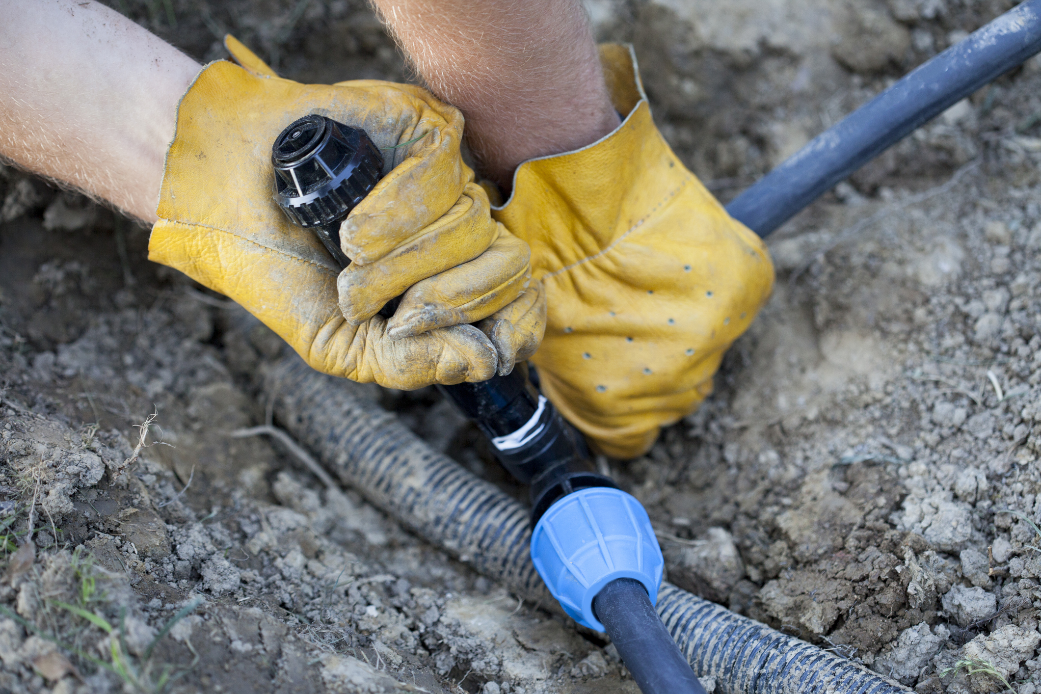 Installing irrigation system